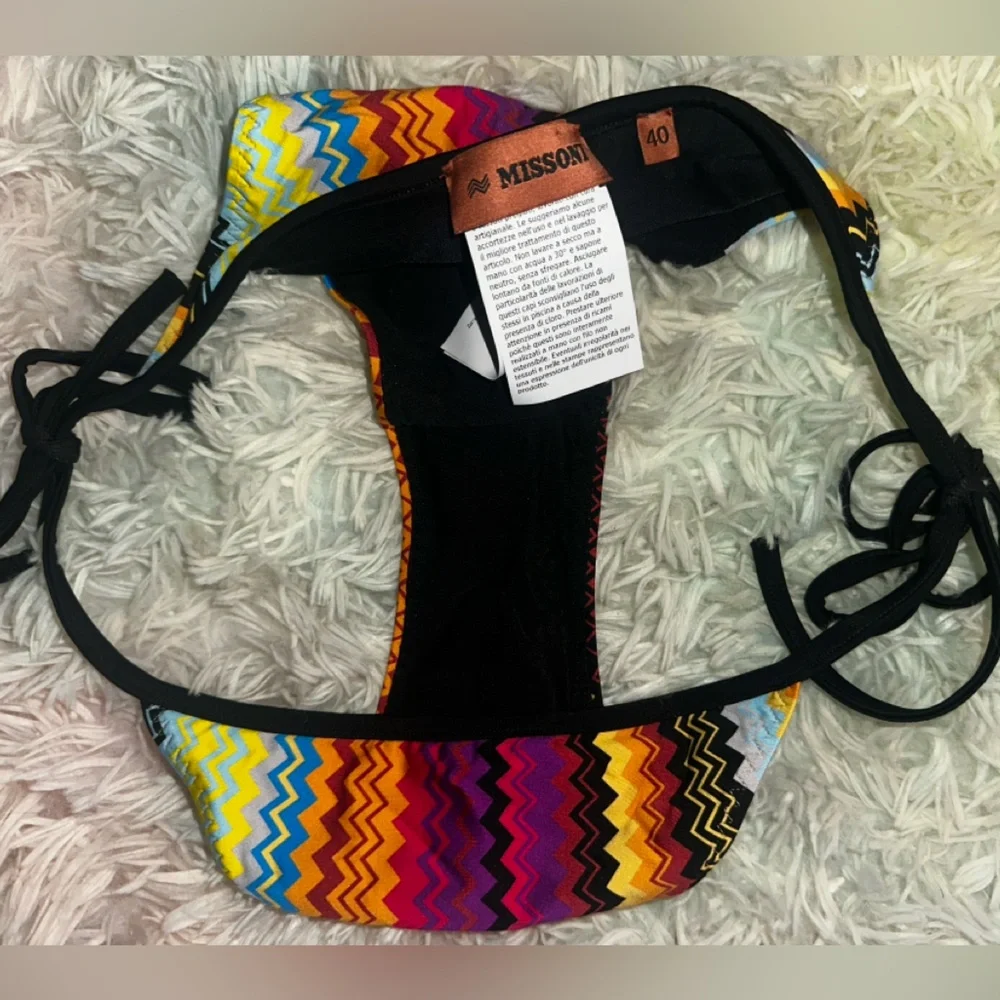 New Missoni Mare Zig-zag Knit Bikini Bottom Size 40 - Picture 9 of 11